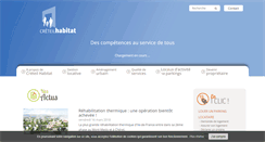 Desktop Screenshot of creteil-habitat.com